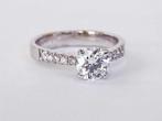 Verlovingsring - 18 karaat Witgoud - 1.05ct. tw. Diamant