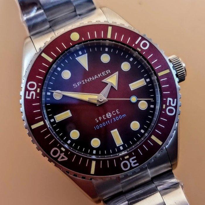 Spinnaker - Spence Crimson Red - SP-5097-55 - Heren - 2024, Handtassen en Accessoires, Horloges | Heren