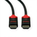 HDMI kabel 4K | Roline | 2 meter (240Hz, HDR, Zwart), TV, Hi-fi & Vidéo, Verzenden