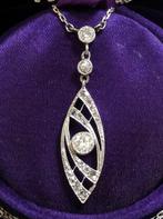 Zonder minimumprijs - Halsketting - 18 karaat Witgoud -