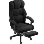 tectake Bureaustoel Jillien met voetsteun en veloursbekledin, Huis en Inrichting, Verzenden, Nieuw