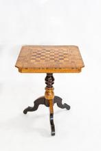 Speeltafel - Esdoorn, Kersenhout, Mahonie, Walnoot -, Antiek en Kunst