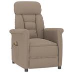 vidaXL Relaxzetel Taupe Microvezel, Verzenden, Nieuw