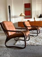 IKEA - Fauteuil - Baden - Rotin, Bambou, Cuir, Toile - 2, Antiquités & Art