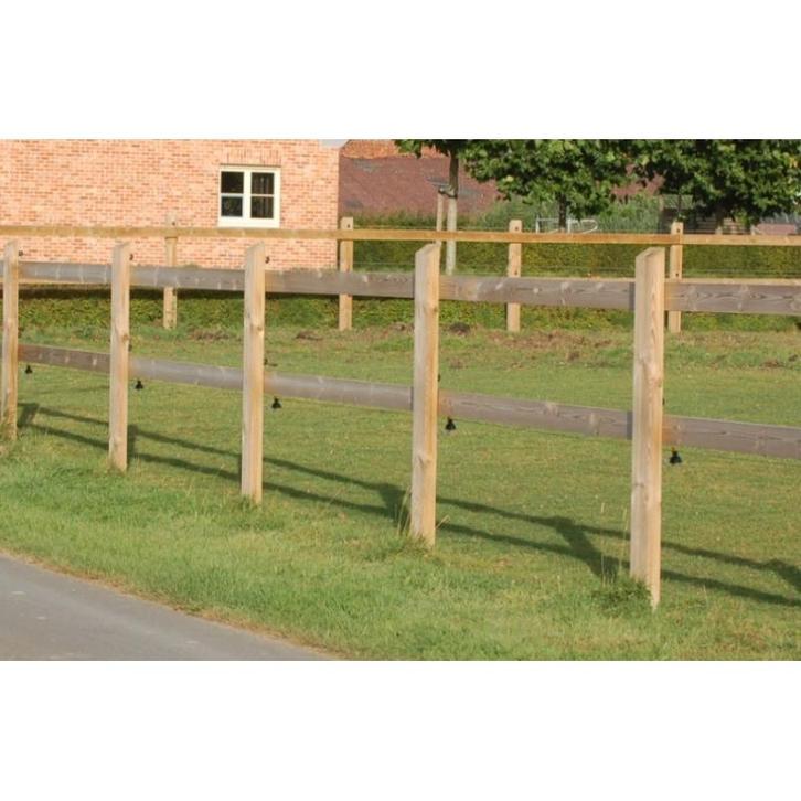 Cambridge weidepaal in hout met schuine vlakke bovenkant in, Dieren en Toebehoren, Stalling en Weidegang