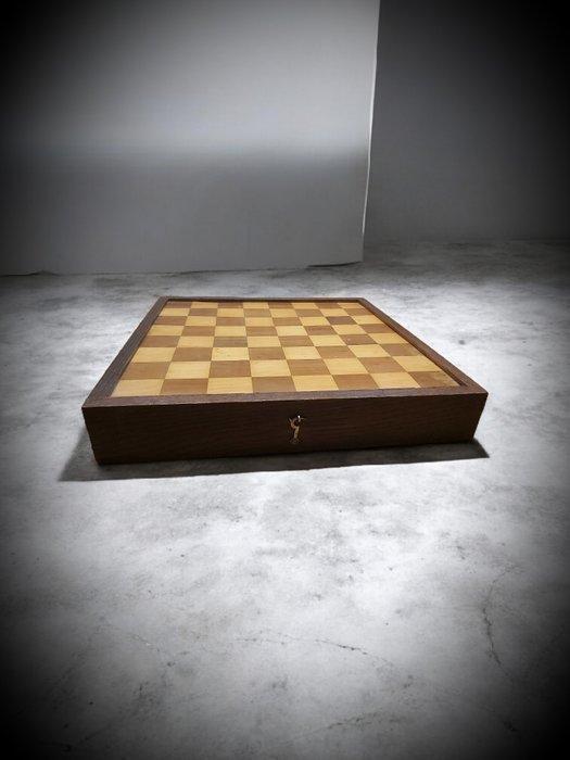 Bordspel - Coffret de jeux combiné backgammon, dame,, Antiquités & Art, Antiquités | Autres Antiquités