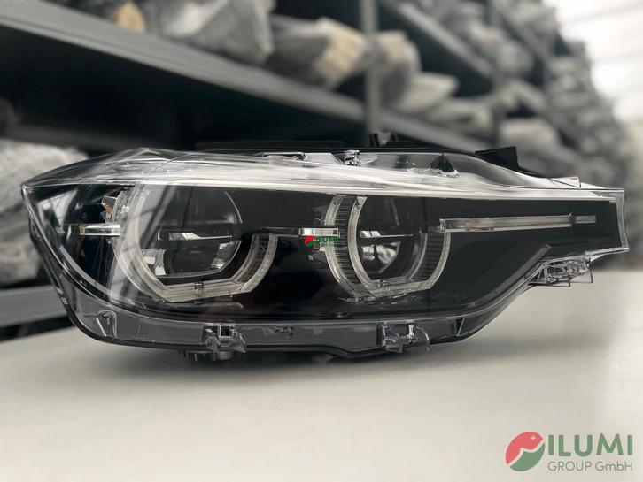 BMW F30 F31 ADAPT BLACK LED PHARE AVANT DROIT KPL 8739566, Auto-onderdelen, Verlichting, Gebruikt, BMW, Verzenden