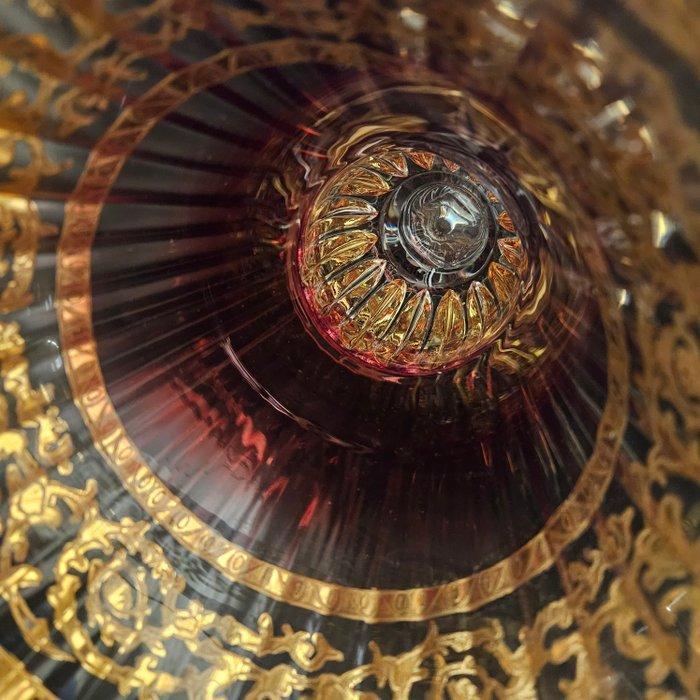 ISMIE LUX - Vaas - Enorme kostbare beperkte editie luxe rode, Antiek en Kunst, Antiek | Glaswerk en Kristal