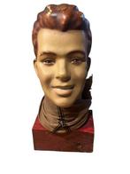 Mannequin - Testa uomo/ragazzo da cappelli o barbiere -, Antiek en Kunst