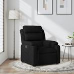 vidaXL Fauteuil verstelbaar stof zwart, Verzenden, Nieuw