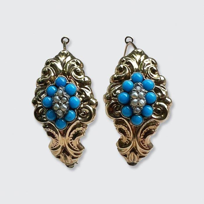 Oorbellen - 14 karaat Geel goud, Bijoux, Sacs & Beauté, Boucles d'oreilles