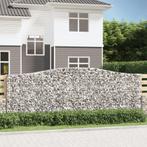 vidaXL Schanskorf gewelfd 400x30x140/160 cm gegalvaniseerd, Tuin en Terras, Verzenden, Nieuw