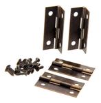 Set van 16 bronzen scharniertjes (37x19 mm), Verzenden, Nieuw