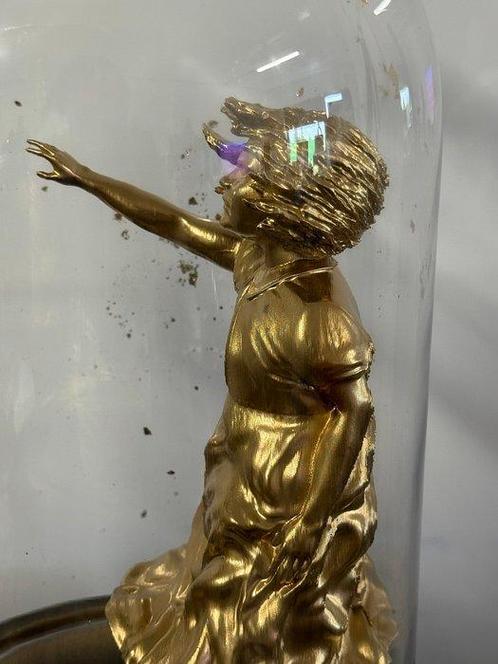 Daluxe Art - 1999 • Golden Girl & Heart Balloon, Antiek en Kunst, Kunst | Designobjecten