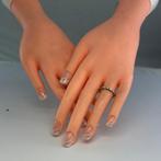 Bague déternité - 18 carats Or blanc, Or jaune - 0.33ct., Bijoux, Sacs & Beauté