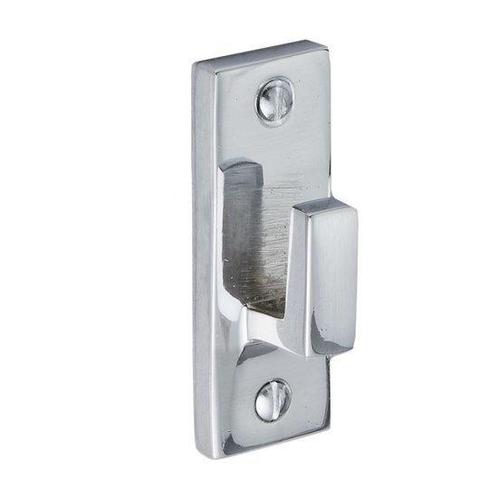 Kozijnhaakje in glanzend nikkel, Doe-het-zelf en Bouw, Hang- en Sluitwerk, Overige typen, Nieuw, Koper of Messing, Ophalen of Verzenden