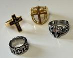Verzamel de 4 christelijke ringen met kruis. Het krachtigste, Antiek en Kunst