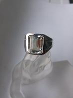 Zonder minimumprijs - Ring Zilver Aquamarijn - Art Deco, Nieuw