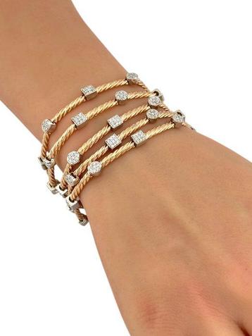 Armband - 14 karaat Geel goud, 14K Geelgouden Meerdere