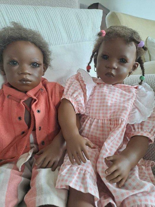 Annette Himstedt - Pop Sanga & Pemba - 1990-2000 - Duitsland, Antiek en Kunst, Antiek | Speelgoed