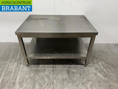 RVS Werktafel met onderschap 100 x 70 x 61 cm Horeca, Zakelijke goederen, Horeca | Meubilair en Inrichting, Ophalen of Verzenden