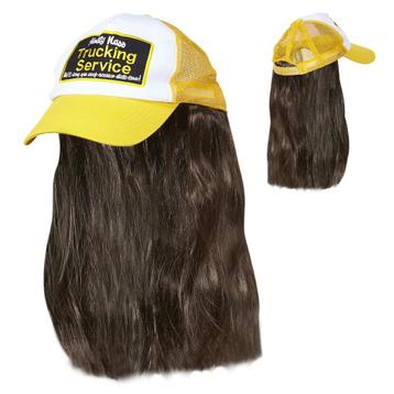Gele Pet Trucker Met Haar, Verzenden