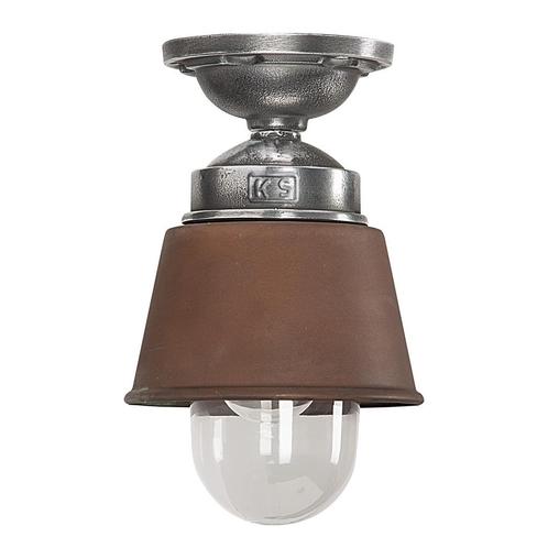 Plafondlampen Plafondlamp Kostas Koper Binnenverlichting, Huis en Inrichting, Lampen | Plafondlampen, Verzenden