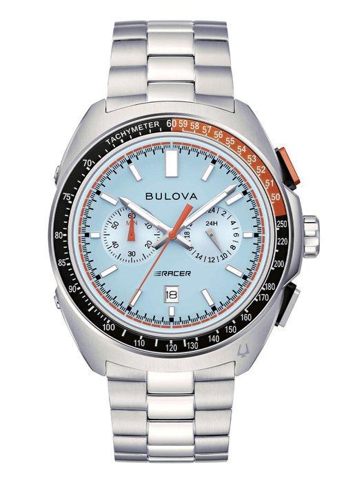 Bulova - NO RESERVE PRICE - Chrono RACER STEEL - Special, Handtassen en Accessoires, Horloges | Heren