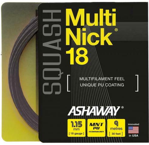 Squash  Snaren  - Ashaway MultiNick 18 10m, Sports & Fitness, Squash, Envoi