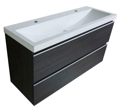 onderkast 100cmx36cm zo.wastafel houtn.grijs, Huis en Inrichting, Badkamer | Badkamermeubels, Ophalen of Verzenden