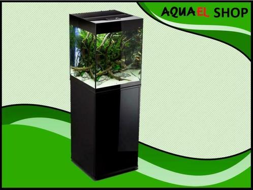 Aquael Glossy 50 zwart aquarium set inclusief glossy meubel, Animaux & Accessoires, Poissons | Aquariums & Accessoires, Envoi