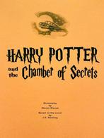 Harry Potter and the Chamber of Secrets - Original Script, Verzamelen, Nieuw