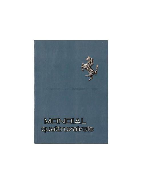 1982 FERRARI MONDIAL QUATTROVALVOLE INSTRUCTIEBOEKJE 241/82, Auto diversen, Handleidingen en Instructieboekjes