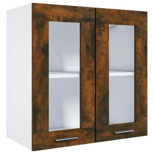 Hangkast Badkamer Gerookt Eik | Retour Deal, Huis en Inrichting, Badkamer | Badkamermeubels, 25 tot 50 cm, Nieuw, (Half)hoge kast