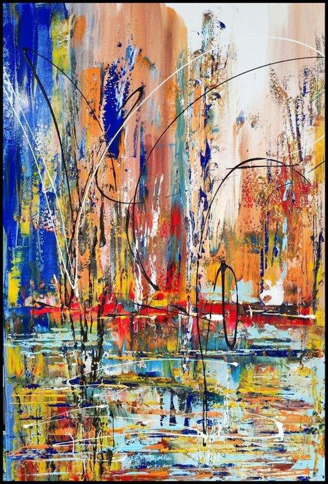 Luc Mora - Rive rouge - XXL, Antiek en Kunst, Kunst | Designobjecten