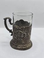 Theeservies (6) - Verzilverd, Glas, Antiek en Kunst