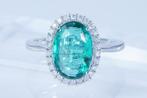 Zonder Minimumprijs - Ring Platina - 2.57ct. tw. Smaragd -, Nieuw