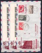 Belgique 1955 - 3 lettres où le 967 a été utilisé dans une, Postzegels en Munten, Postzegels | Europa | België, Gestempeld