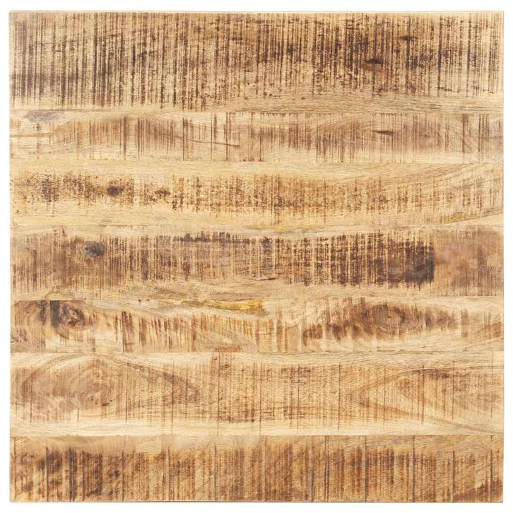 vidaXL Tafelblad 25-27 mm 70x70 cm massief mangohout, Huis en Inrichting, Tafelonderdelen, Nieuw, Verzenden