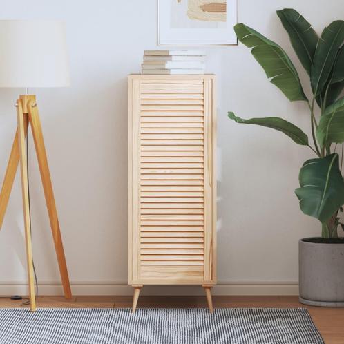 vidaXL Kastdeur met lamellen 99,3x39,4 cm massief grenenhout, Doe-het-zelf en Bouw, Hang- en Sluitwerk, Nieuw, Verzenden