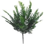 Varen Fern Bush Donkergroen Botanical Style 45 cm per stuk, Nieuw