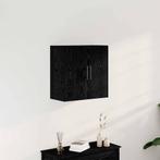 vidaXL Wandkast Zwart Eiken 60x31x60 cm Geengineerd Hout, Huis en Inrichting, Verzenden, Nieuw