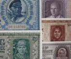 Oekraïne. - 5, 10, 50, 100, 500 Karbovanets 1942 - Pick 51,, Postzegels en Munten
