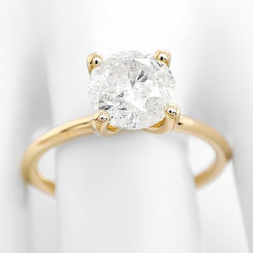 Sans Prix de Réserve - Bague - 14 carats Or jaune - 1.57ct., Handtassen en Accessoires, Ringen