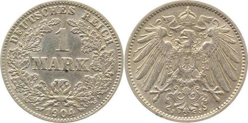 Duitsland 1 Mark Kaiserreich 1904 J Archiv Franquinet J 0..., Postzegels en Munten, Munten | Europa | Niet-Euromunten, België