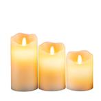 2dekans | Aurae LED Kaarsen met Bewegende Vlam – Set van 3, Ophalen of Verzenden, Nieuw