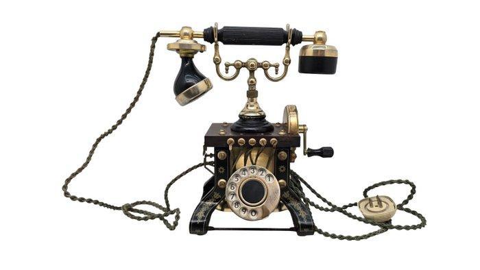 Telcer-Stockholm - Analoge telefoon - Verguld, Antiek en Kunst, Kunst | Designobjecten
