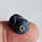 Bactrisch of Sino-Siberisch Lapis Lazuli XXS Kikker Kraal, Antiek en Kunst