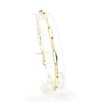 Gouden closed forever armband (Schakelarmband), Ophalen of Verzenden, Gebruikt, Overige kleuren, Goud