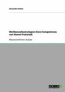 Wettbewerbsstrategien (Core Competences von Ham. Herbst,, Livres, Livres Autre, Envoi